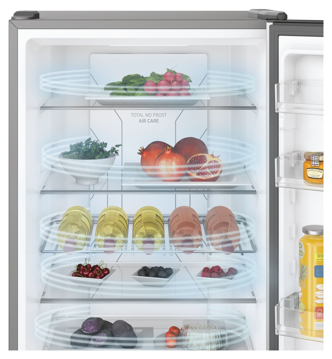 HOCE7620DX 258 l / 119 l Kühl-Gefrierkombi freistehend NoFrost 211 kWh Jahr  (Edelstahl) 