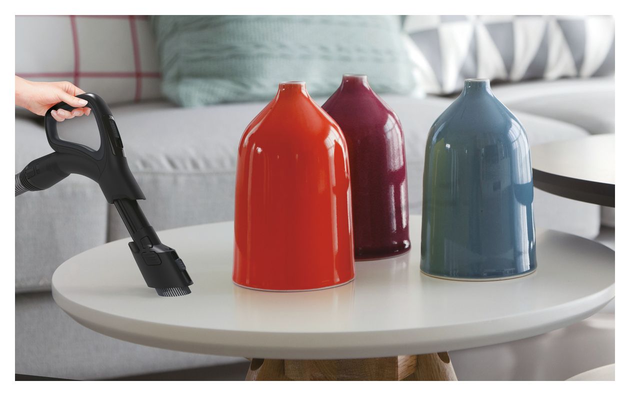 HP720PET Bodenstaubsauger Beutellos 850 W HEPA  (Schwarz) 