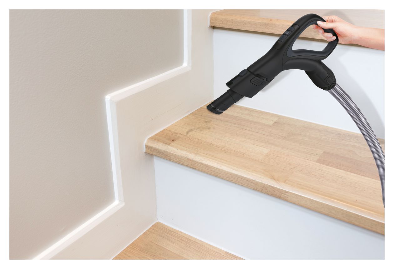 HP730ALG Bodenstaubsauger Beutellos 850 W Allergy Plus, HEPA  (Schwarz) 