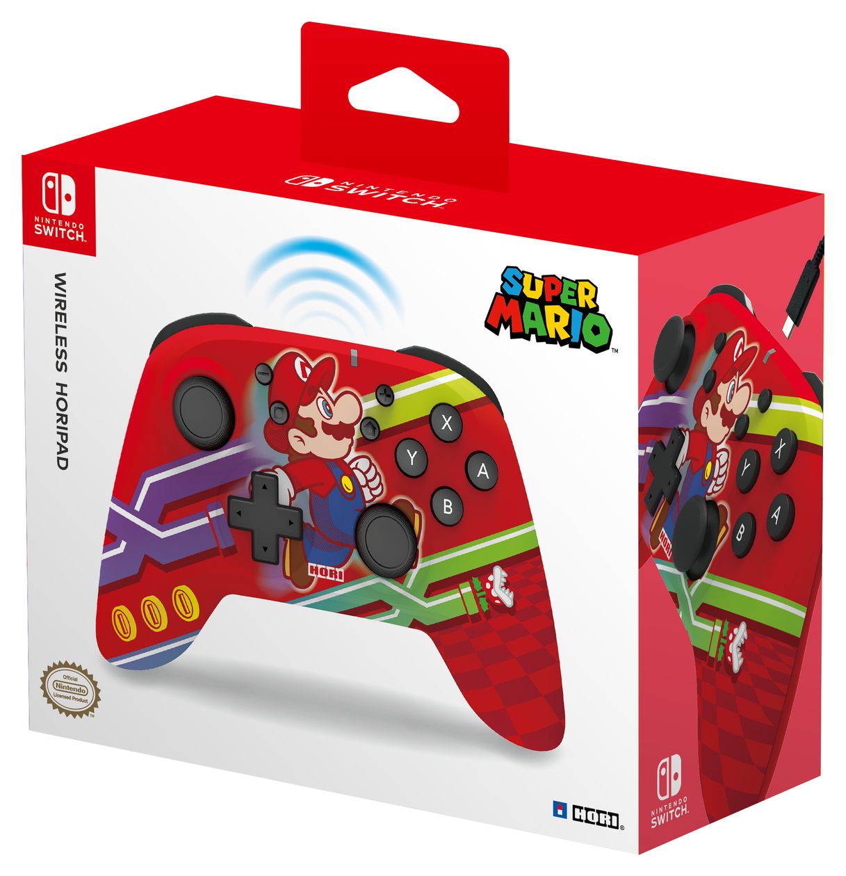 pad - Super Mario Analog / Digital Gamepad für Nintendo Switch  (Mehrfarbig) 