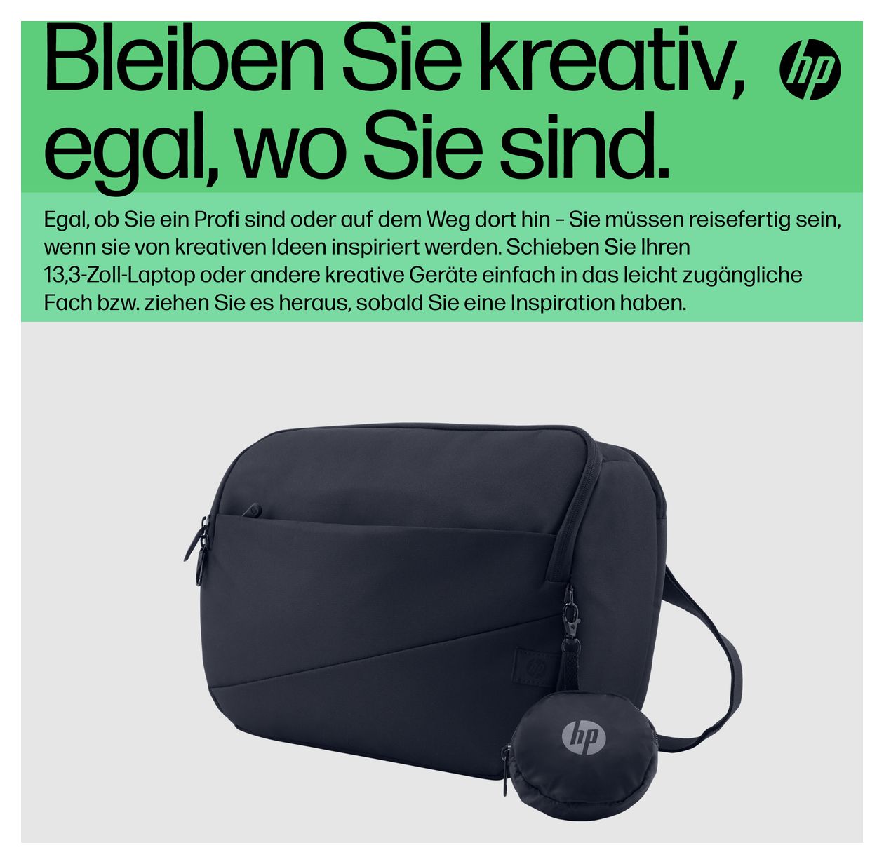 Creator Notebook-Umhängetasche bis 33,8 cm (13.3") (Navy, Gelb) 