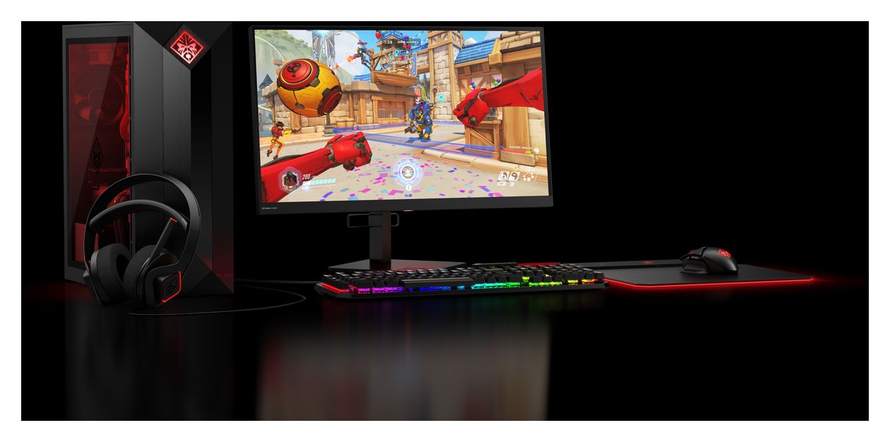 Omen Photon 16000 DPI Gaming Maus Optisch  (Schwarz) 