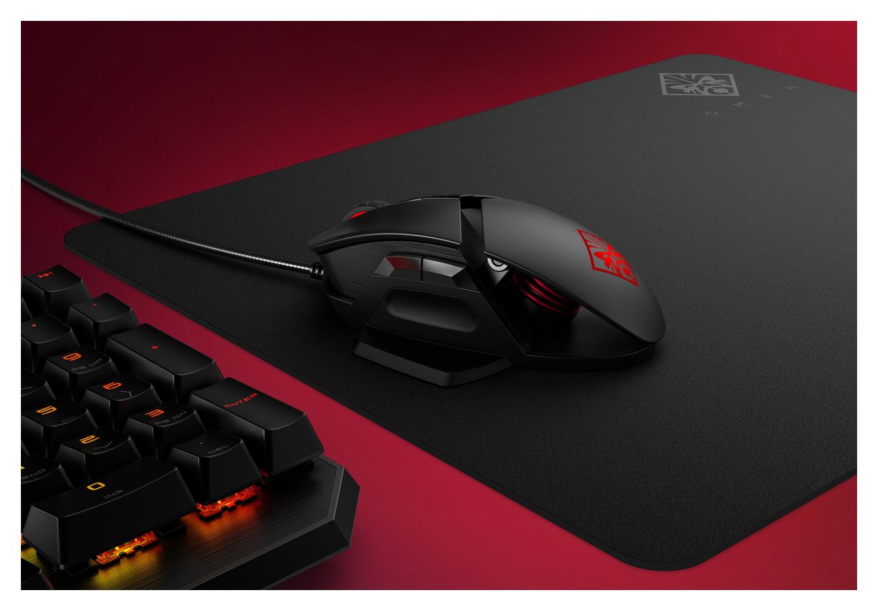 Omen Reactor 16000 DPI Gaming Maus Optisch  (Schwarz) 