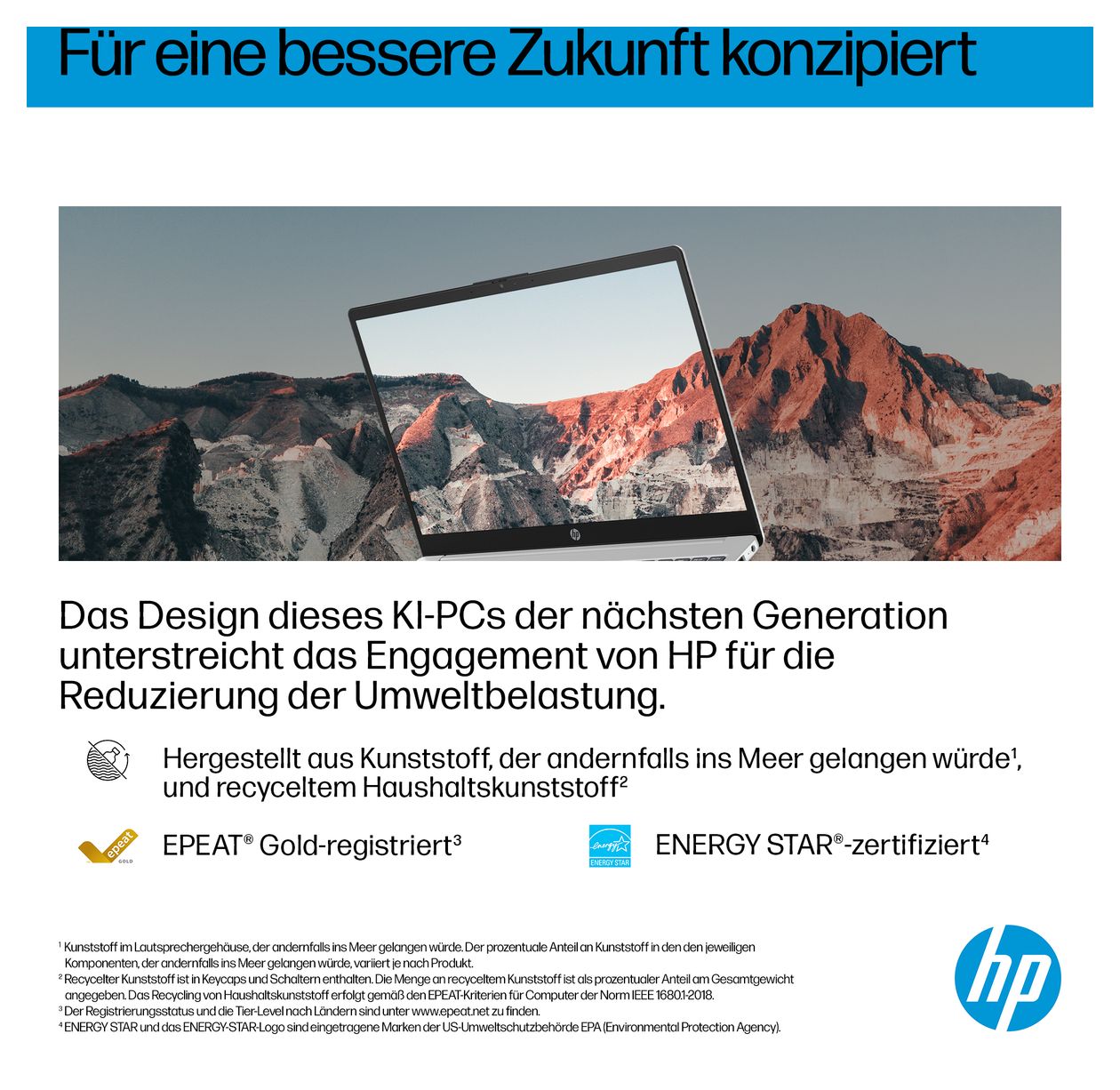 OmniBook 3 15-fn0653ng Full HD Notebook 39,6 cm (15.6 Zoll) 1920 x 1080 Pixel 16 GB Ram 1 TB SSD Windows 11 Home AMD Ryzen 5 max. 4,5 GHz intern  (Silber) 