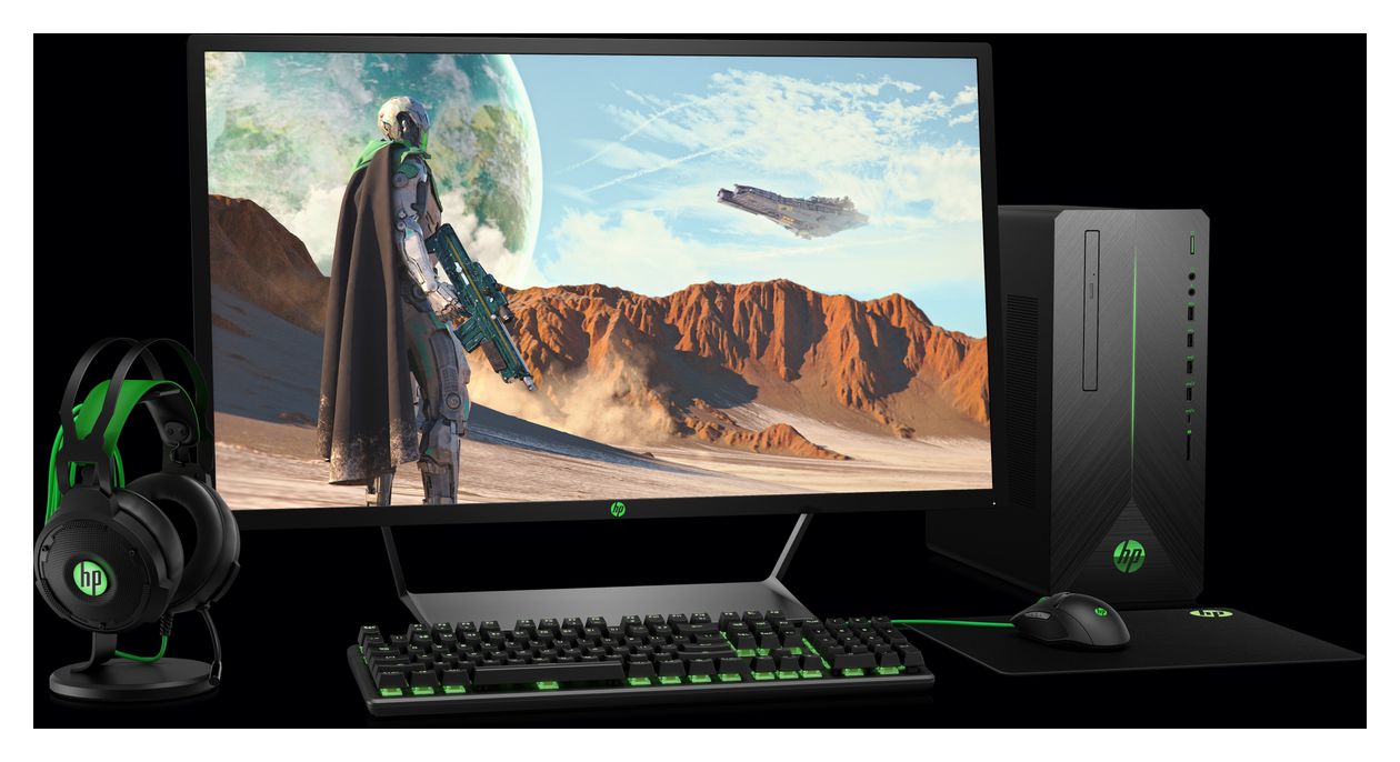 Pavilion Gaming 300 5000 DPI Gaming Maus Optisch  (Schwarz, Grün) 