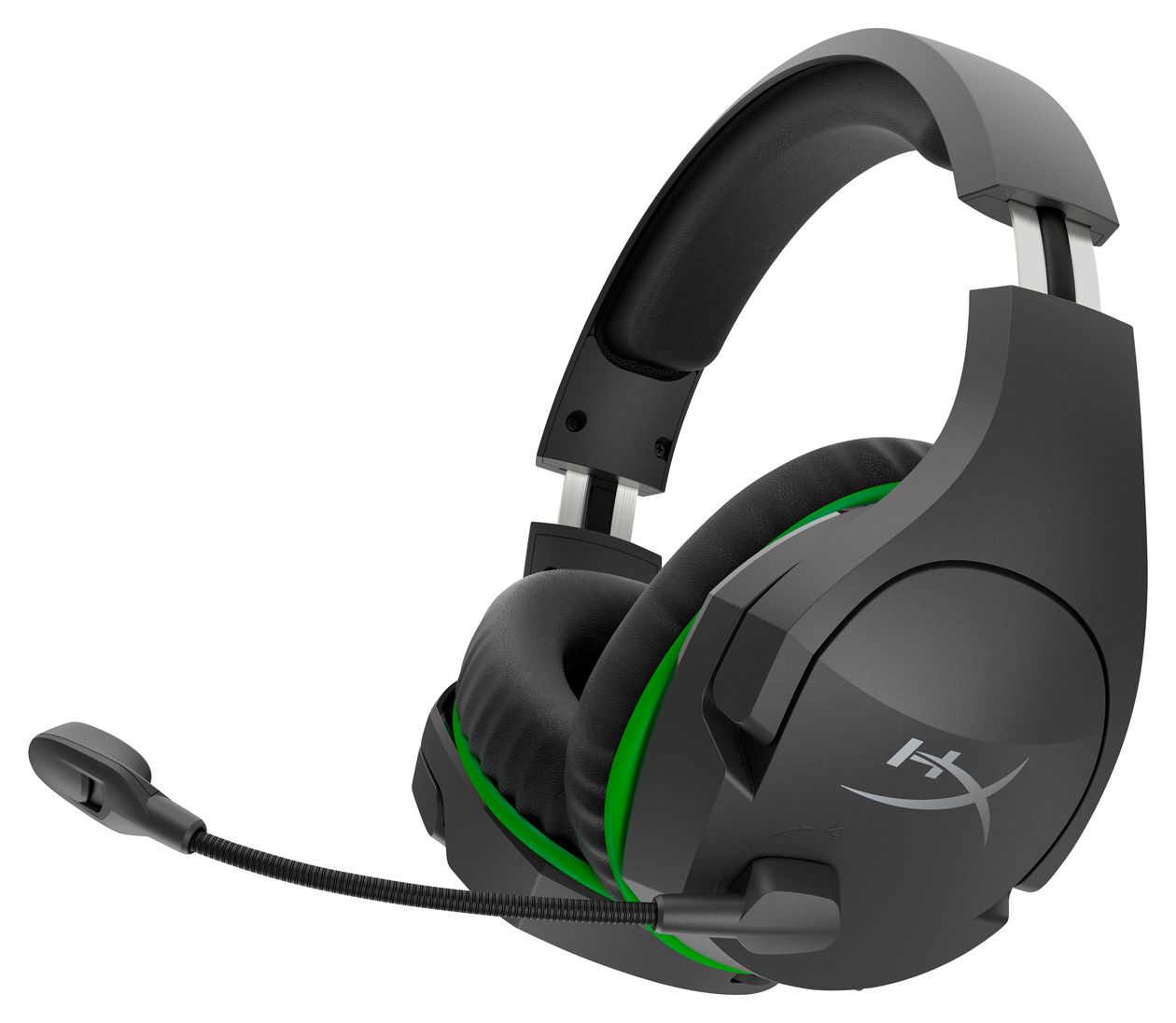 CloudX Stinger Core Wireless Over Ear Kopfhörer Kabelgebunden  (Schwarz, Grün) 