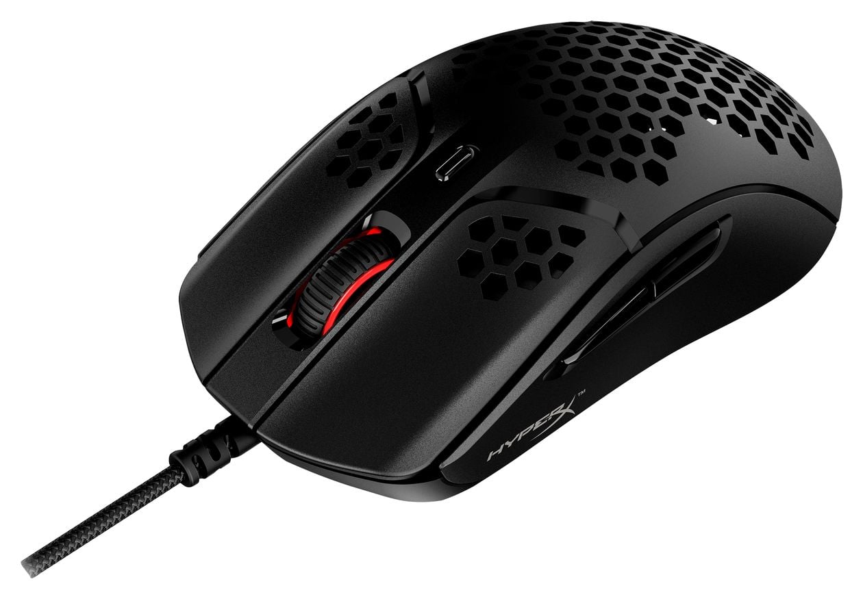HyperX Pulsefire Haste 16000 DPI Gaming Maus Optisch  (Schwarz) 