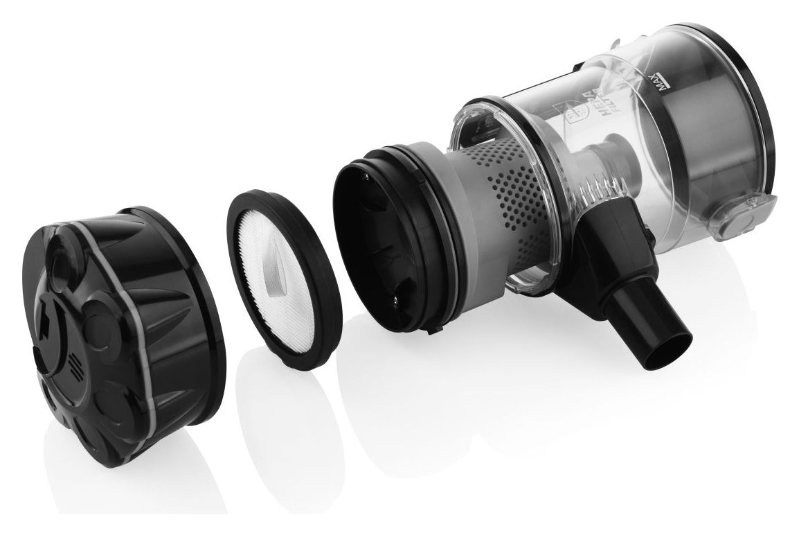 VC800 Handstaubsauger Beutellos HEPA  (Schwarz, Silber) 