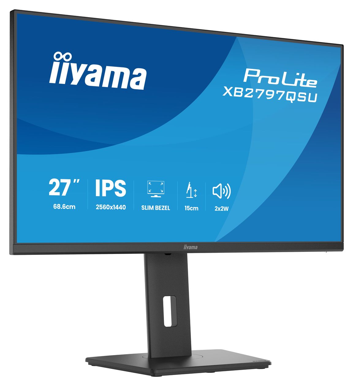 ProLite XB2797QSU-B1 Quad HD Monitor 68,6 cm (27 Zoll) 16:9 1 ms 350 cd/m²  (Schwarz) 