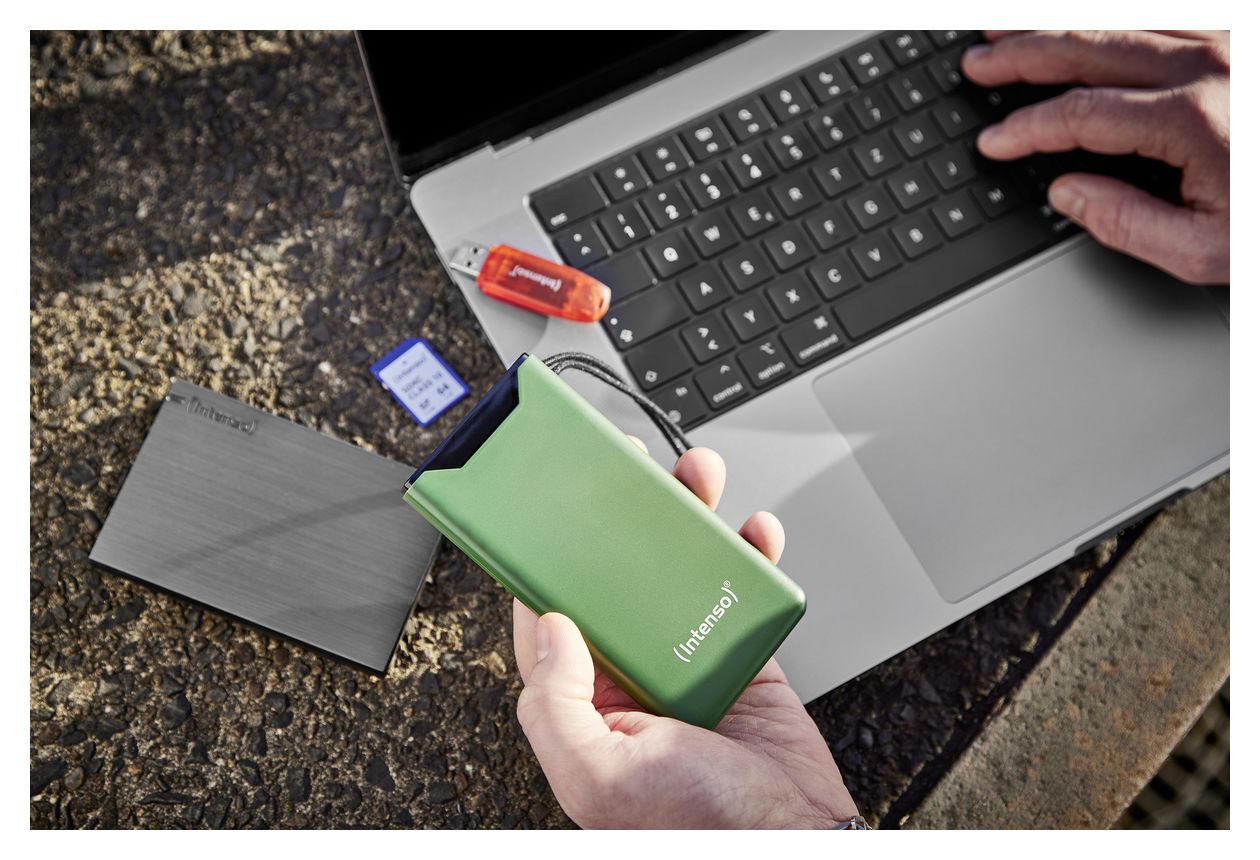 F 10000 mAh Powerbank  (Grün) 