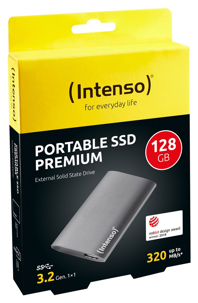 Portable Premium Edition 128 GB SSD 1.8"  (Anthrazit) 