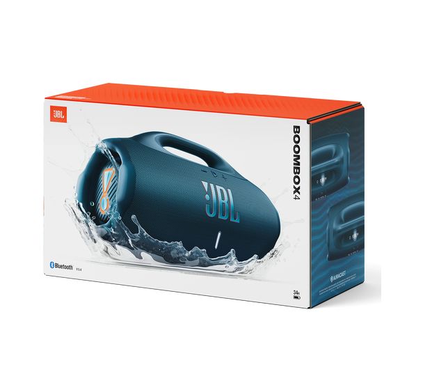 Boombox 4 180 W Bluetooth Lautsprecher IP68 Laufzeit bis 34 h  (Blau) 