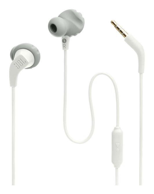 JBL Endurance Run expert IPX5 Technomarkt (Weiß) Kabelgebunden von In-Ear Wired 2 Kopfhörer