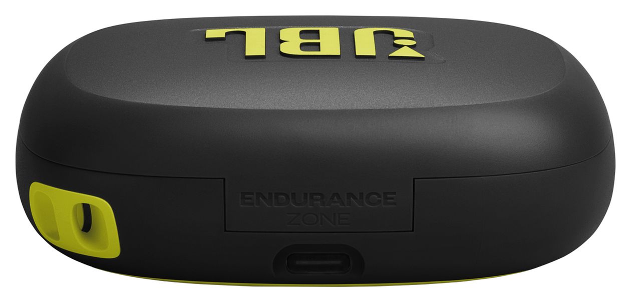 Endurance Zone In-Ear Bluetooth Kopfhörer kabellos 32 h Laufzeit IP68  (Schwarz, Limette) 