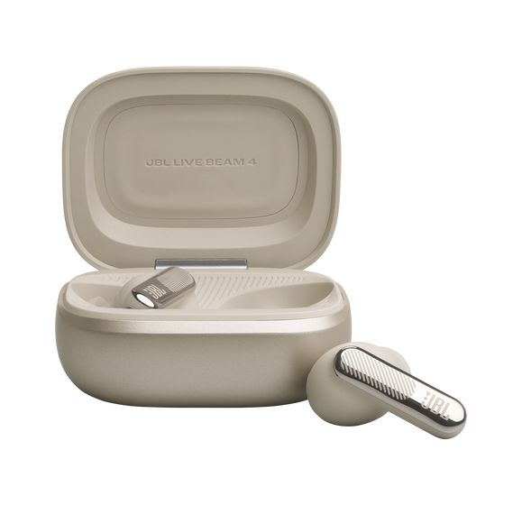 Live Beam 4 In-Ear Bluetooth Kopfhörer kabellos 10 h Laufzeit IP55  (Champagner) 