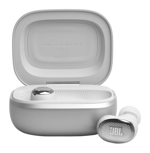 Live Buds 4 In-Ear Bluetooth Kopfhörer kabellos 8 h Laufzeit IP55  (Silber) 