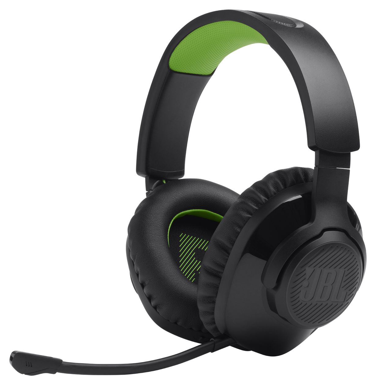 Quantum 360X Over Ear Bluetooth Kopfhörer kabellos 26 h Laufzeit USB Typ-C  (Schwarz, Grün) 