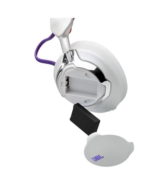 Quantum 950 Over Ear Bluetooth Kopfhörer kabellos 30 h Laufzeit USB Typ-C (Orange, Silber, Weiß) 