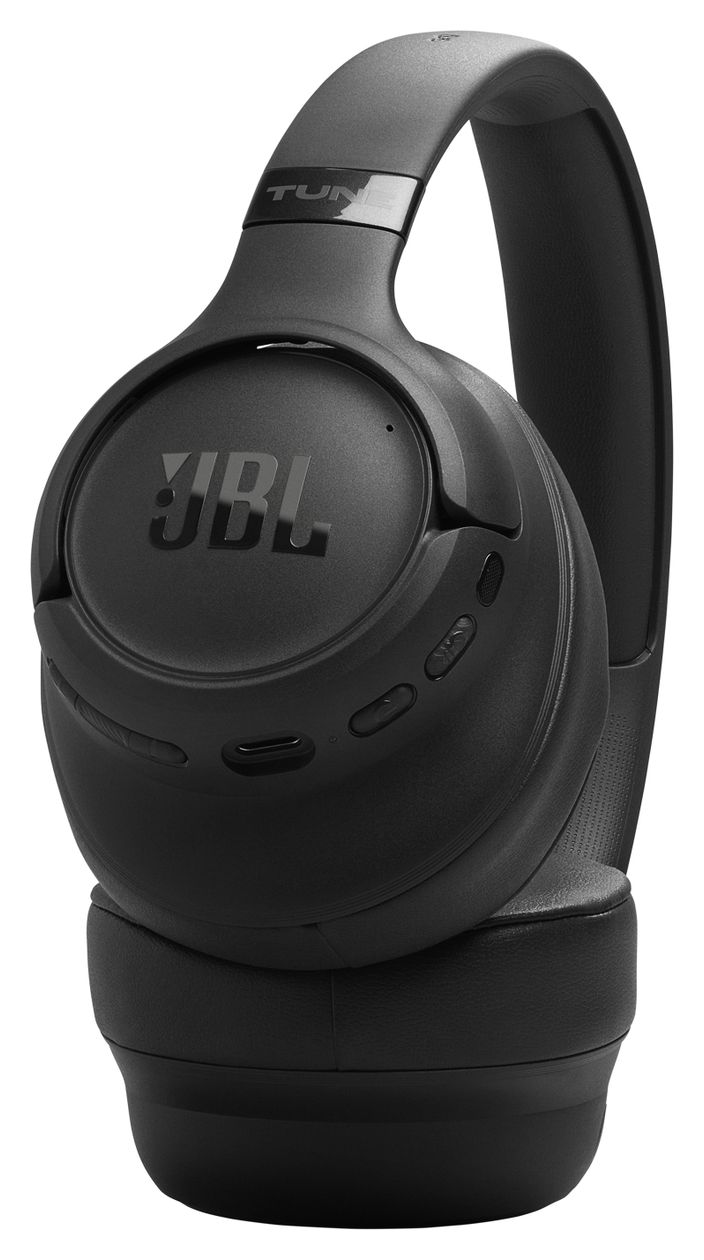 Tune 780NC Ohraufliegender Bluetooth Kopfhörer kabelgebunden&kabellos 76 h Laufzeit USB Typ-C  (Schwarz) 