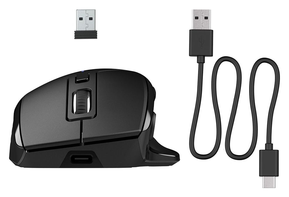 JBuds 2400 DPI Büro Maus Optisch  (Schwarz) 