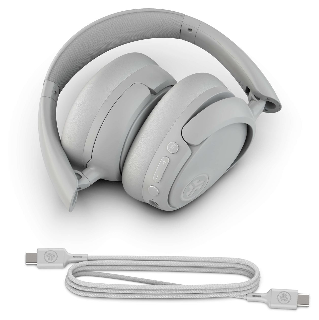 Lux ANC Over Ear Bluetooth Kopfhörer kabellos  (Weiß) 