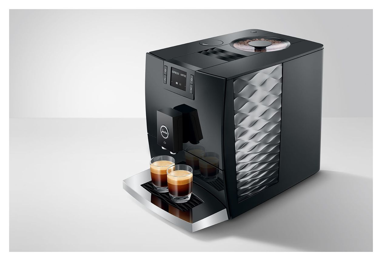 C3 Kaffeevollautomat 15 bar 1,6 l 200 g  (Schwarz) 