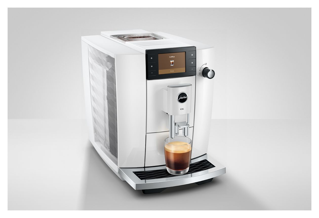 E6 Kaffeevollautomat 15 bar 1,9 l AutoClean (Piano White (ED)) 