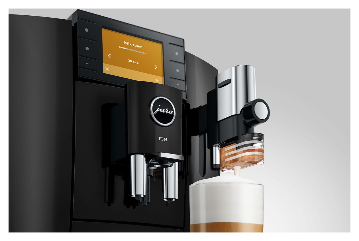 E8 Kaffeevollautomat 15 bar 1,9 l AutoClean  (Schwarz) 