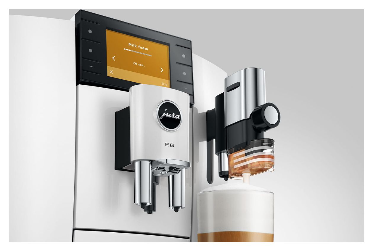 E8 Kaffeevollautomat 15 bar 1,9 l AutoClean  (Weiß) 