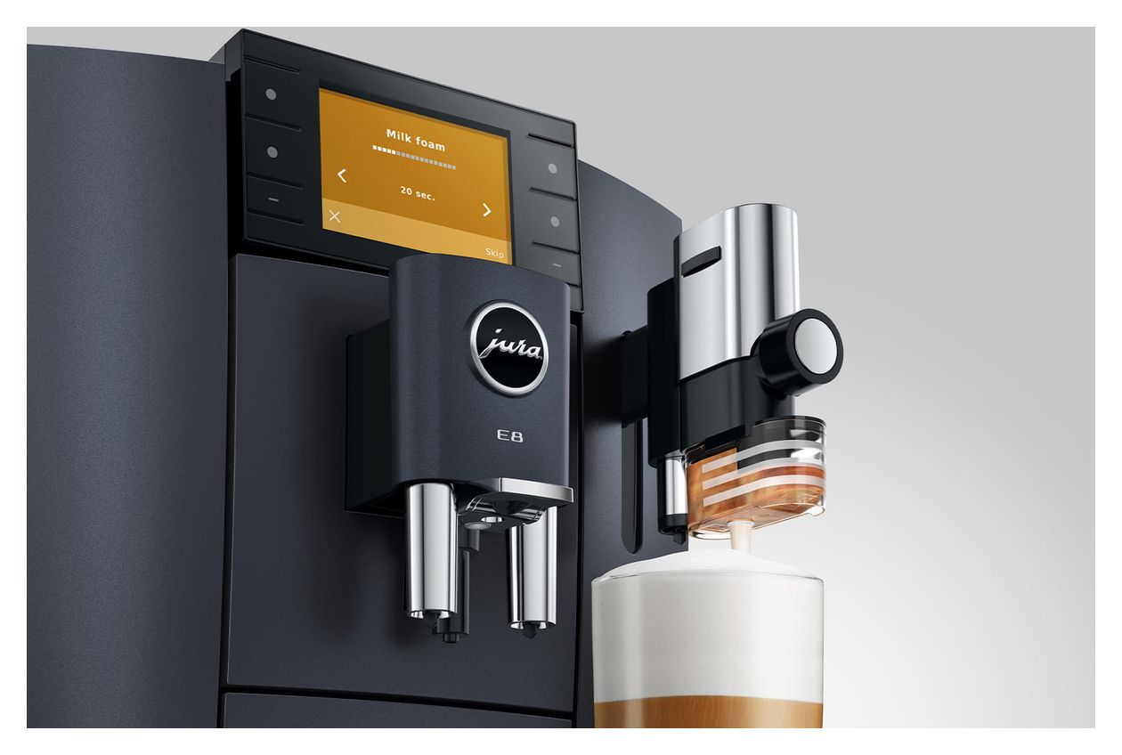 E8 Kaffeevollautomat 15 bar 1,9 l AutoClean  (Schwarz) 