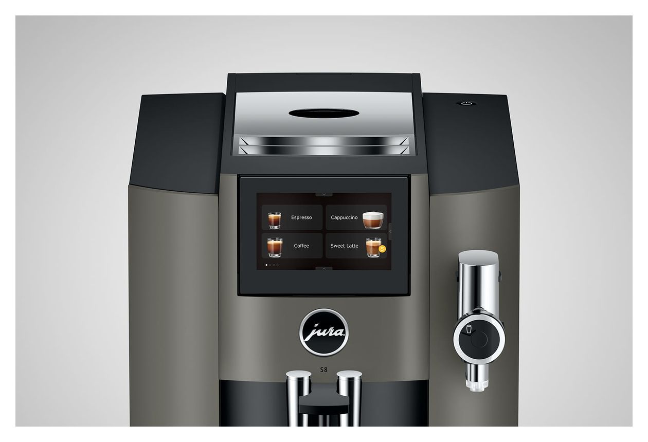 S8 Kaffeevollautomat 15 bar 1,9 l 280 g AutoClean (Dark Inox) 