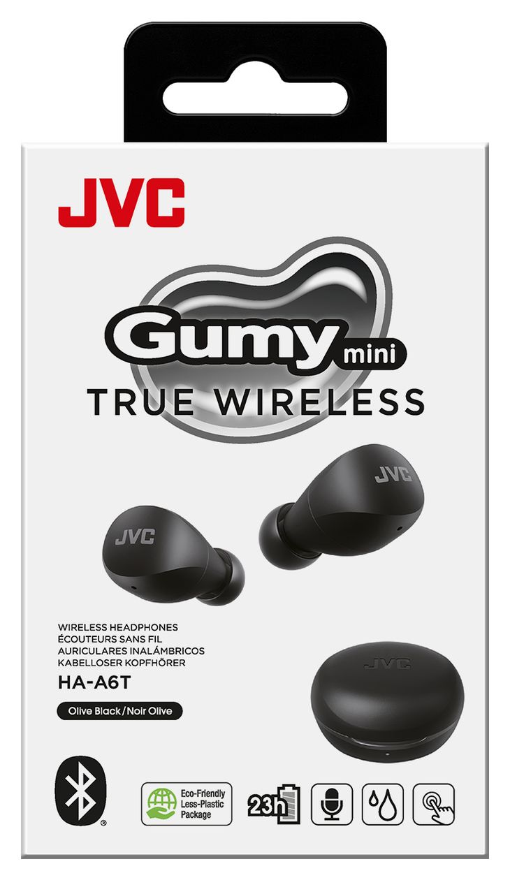 HA-A6T In-Ear Bluetooth Kopfhörer Kabellos TWS 7,5 h Laufzeit IPX4  (Schwarz) 
