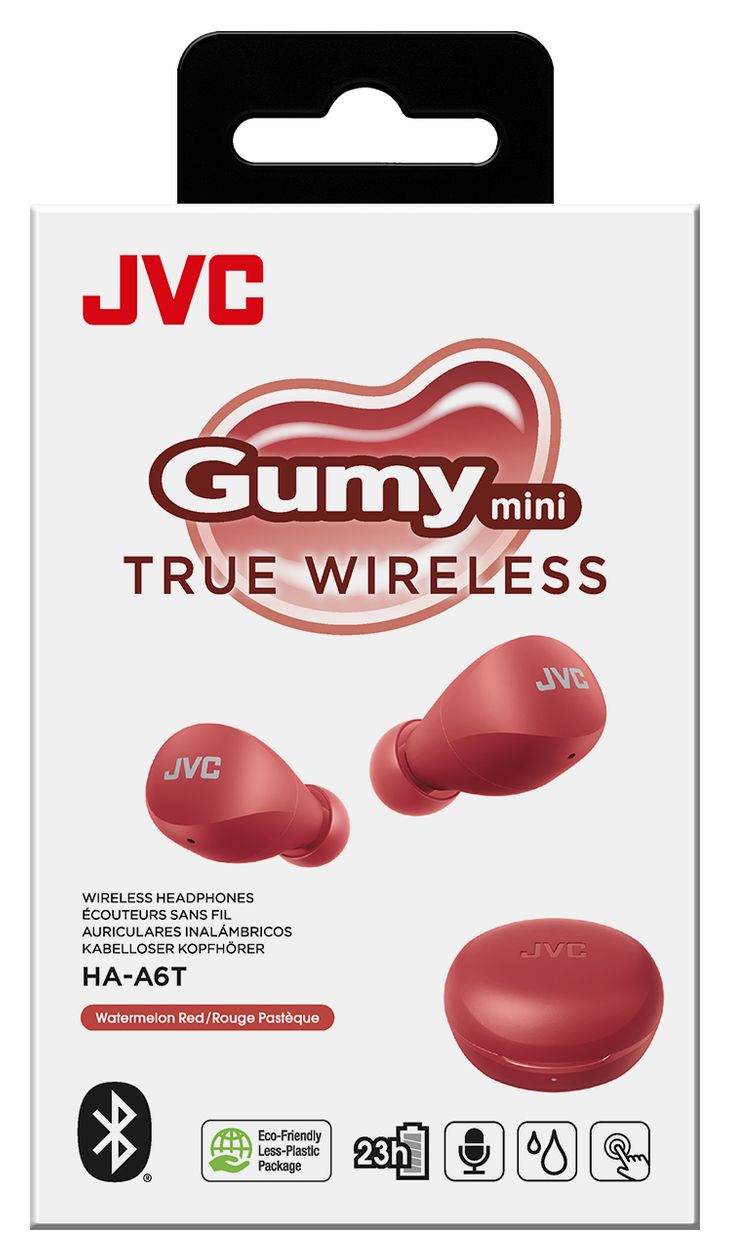 HA-A6T In-Ear Bluetooth Kopfhörer Kabellos TWS 7,5 h Laufzeit IPX4  (Rot) 
