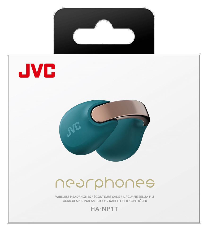 HA-NP1T In-Ear Bluetooth Kopfhörer Kabellos TWS IPX4 USB Typ-C  (Blau, Gold) 