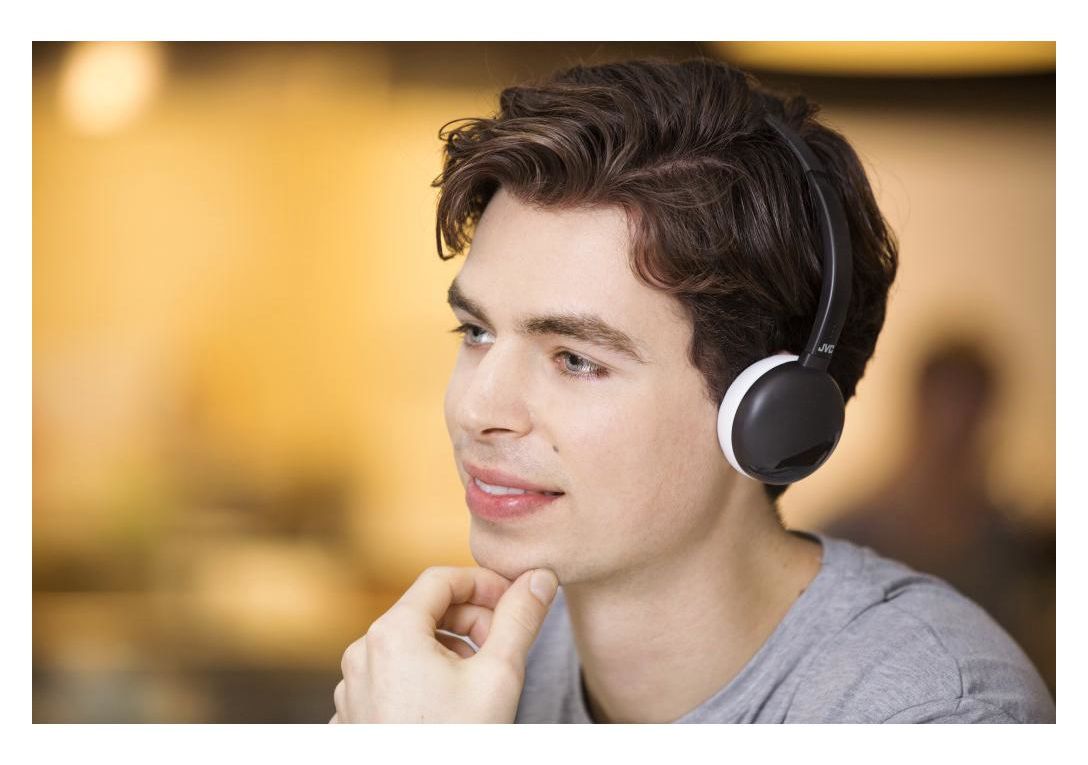 HA-S20BT-B-E Ohraufliegender Bluetooth Kopfhörer kabellos 11 h Laufzeit  (Schwarz) 