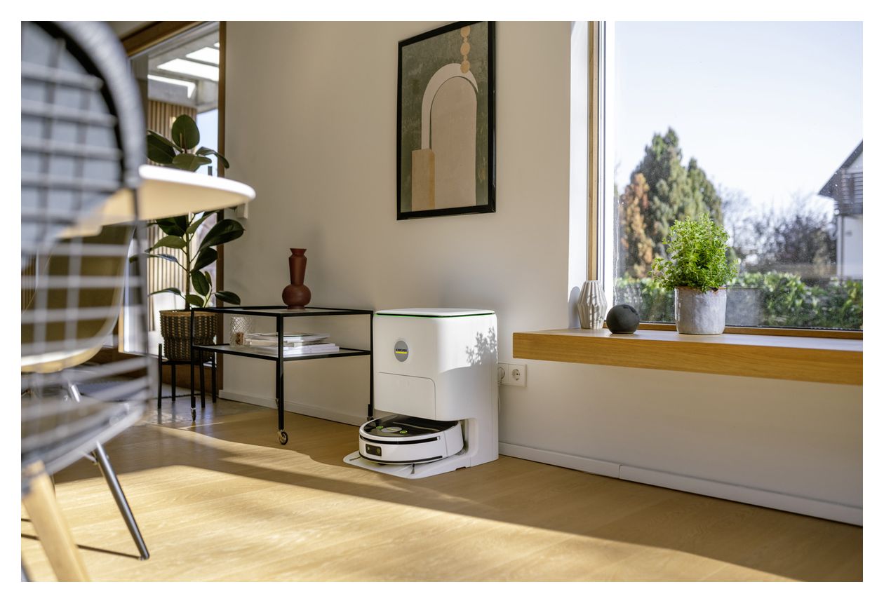 RVF 7 Comfort Saugroboter nass/trocken 150 min Akku 13000 Pascal Leistung  (Weiß) 