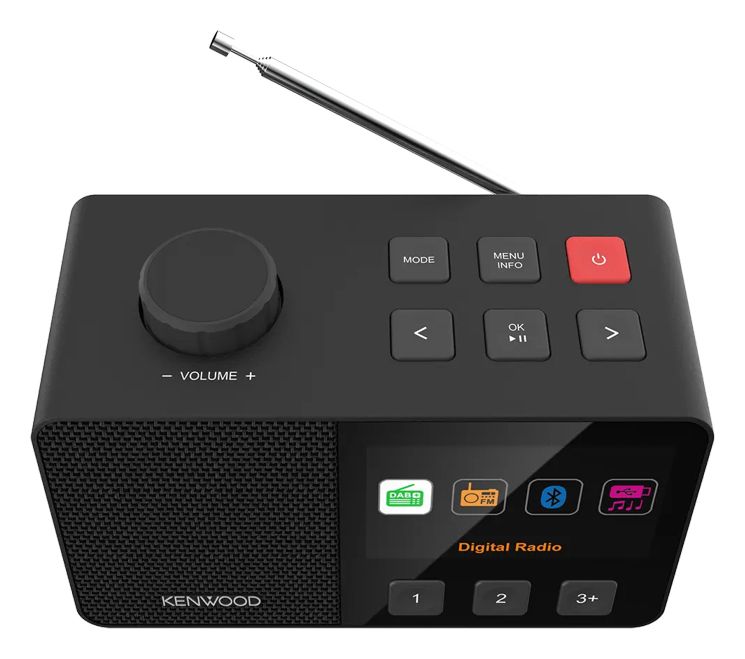 CR-M70DAB-B Bluetooth DAB+, FM Radio Tragbar  (Schwarz) 