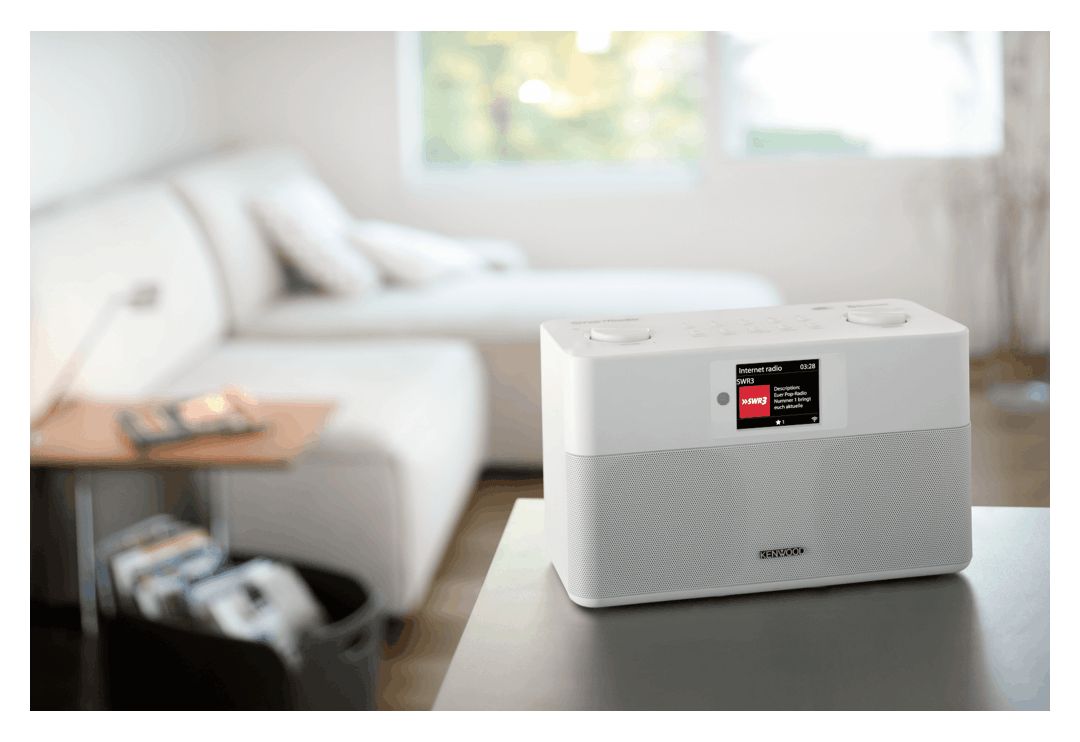 CR-ST100S-W Bluetooth DAB+, FM Radio Internet  (Weiß) 