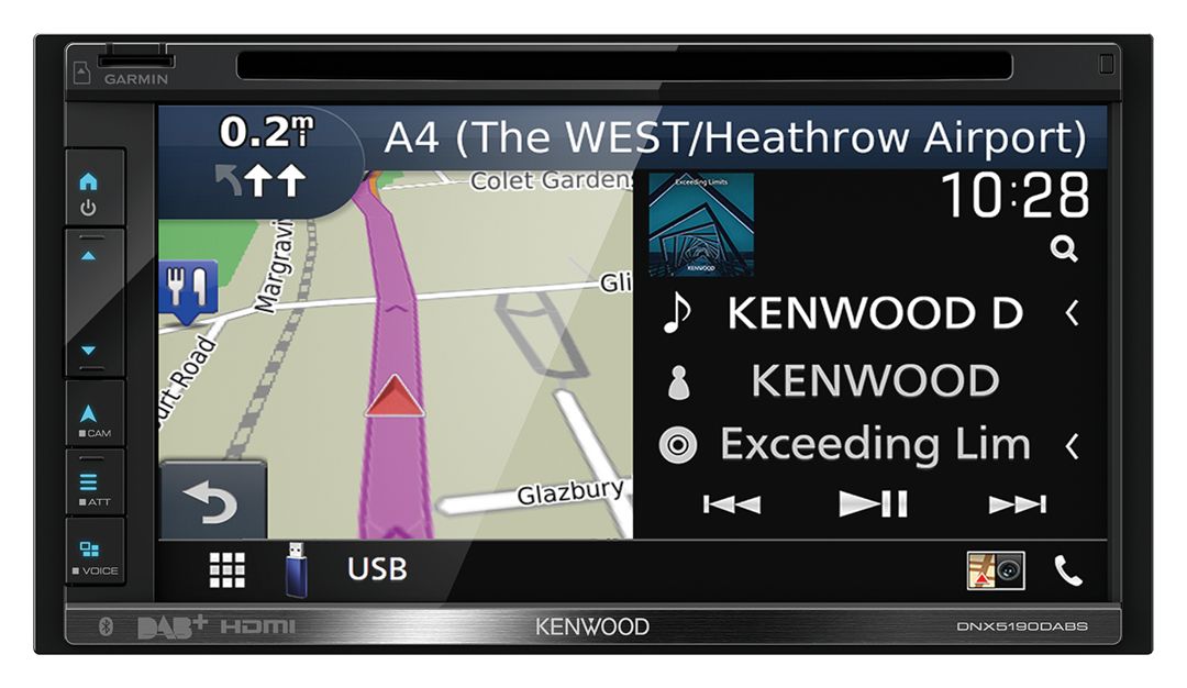 DNX5190DSE3 17,1 cm (6.75 Zoll) Navigationsgerät 16 GB Nordeuropa, Südeuropa 