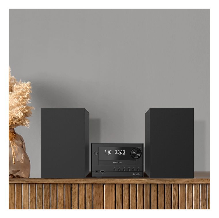 M-450DAB Heim-Audio-Mikrosystem DAB+, FM 10 W Bluetooth  (Schwarz) 