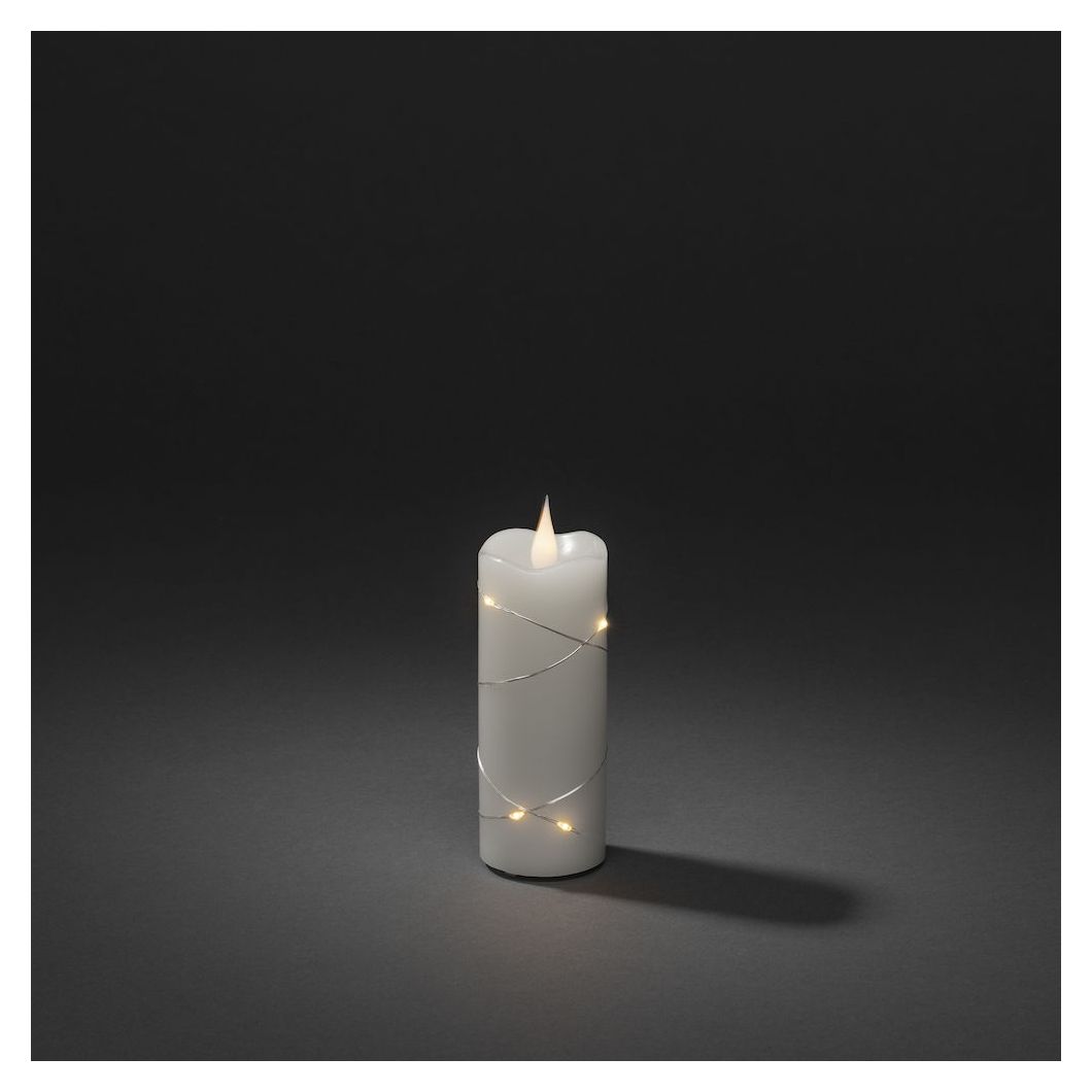 1824-190	LED-Kerze LED 2300 K Warmweiß Batterie/Akku 