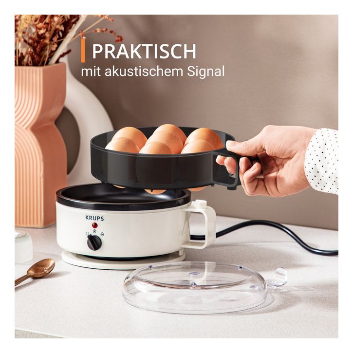 EG230115 Ovomat Super Eierkocher für 7 Eier  (Weiß) 