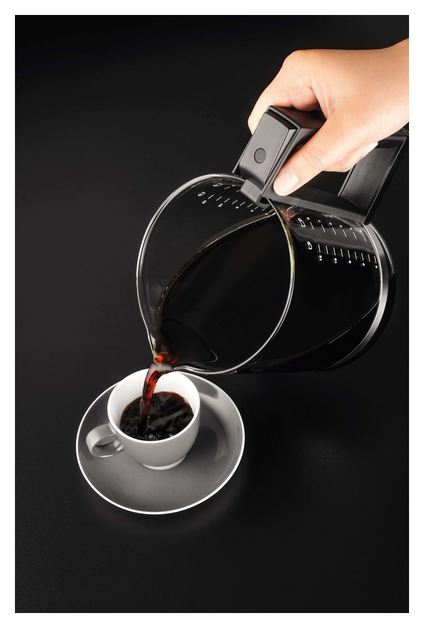 KM4689 T 8.2 Druckbrüh-Automat 12 Tassen Filterkaffeemaschine 1,2 l  (Schwarz) 