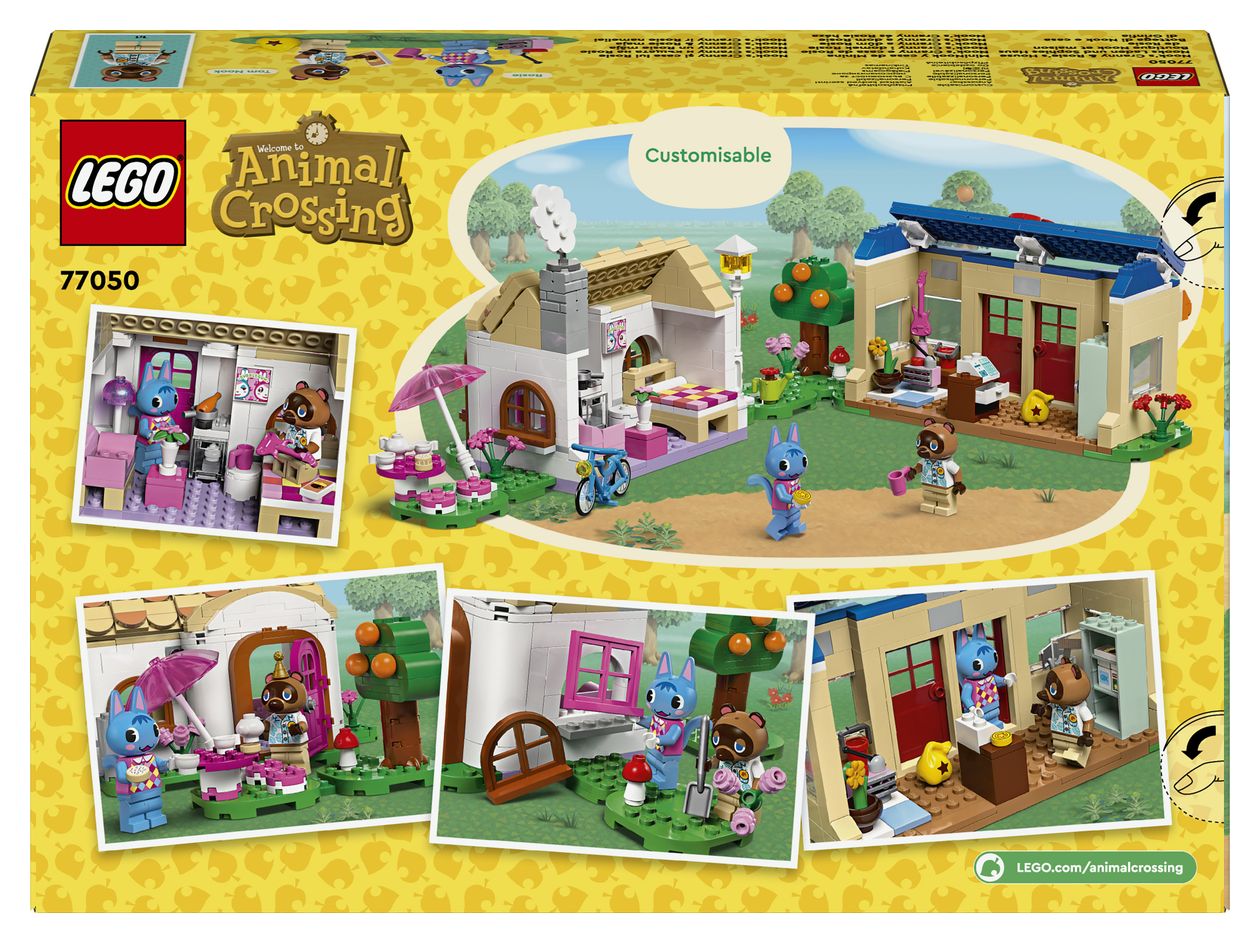 Animal Crossing Nooks Laden und Sophies Haus Bauset 535 Teile  (Mehrfarbig) 