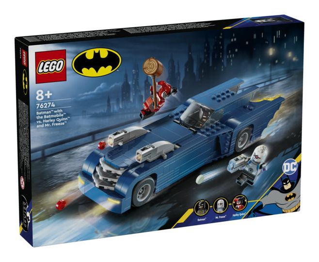 Batman™ im Batmobil™ vs. Harley Quinn™ und Mr. Freeze™ 