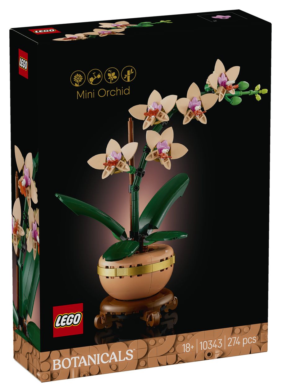 Botanicals Mini-Orchidee Bauset 274 Teile  (Mehrfarbig) 