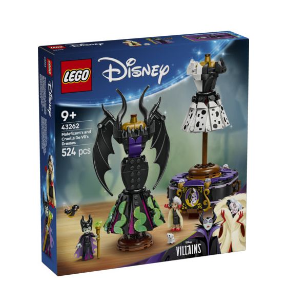 Die Kleider von Malefiz und Cruella De Vil 