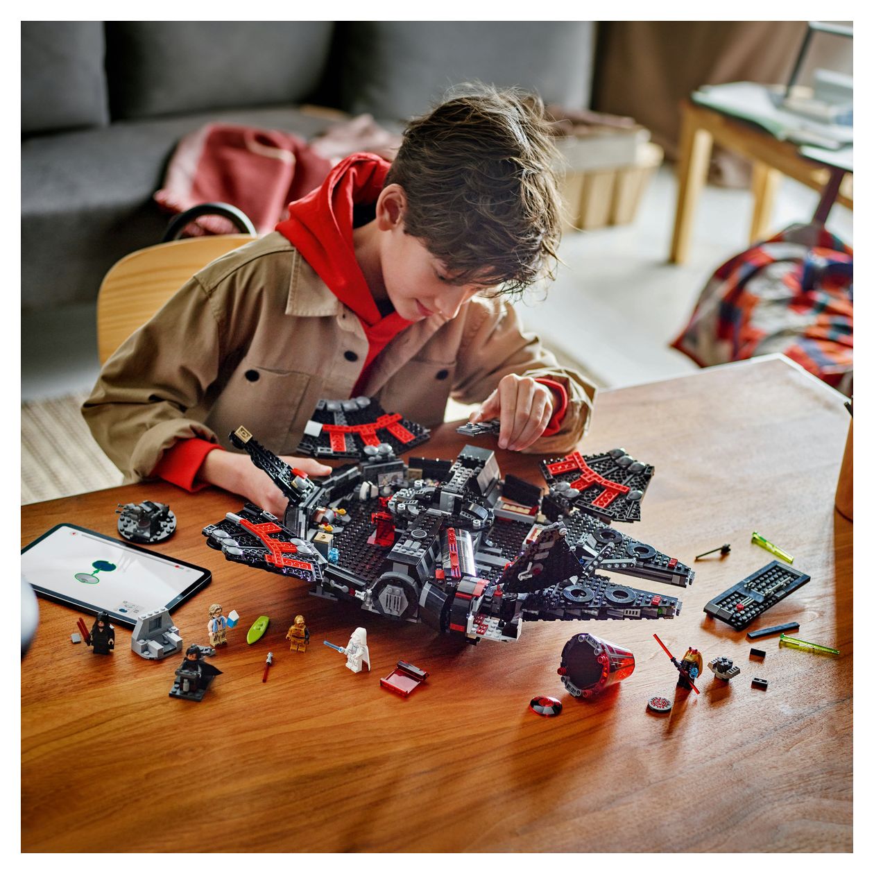 Dunkler Millennium Falke 