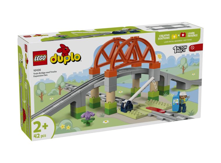 Eisenbahnbrücke und Schienen – Erweiterungsset 