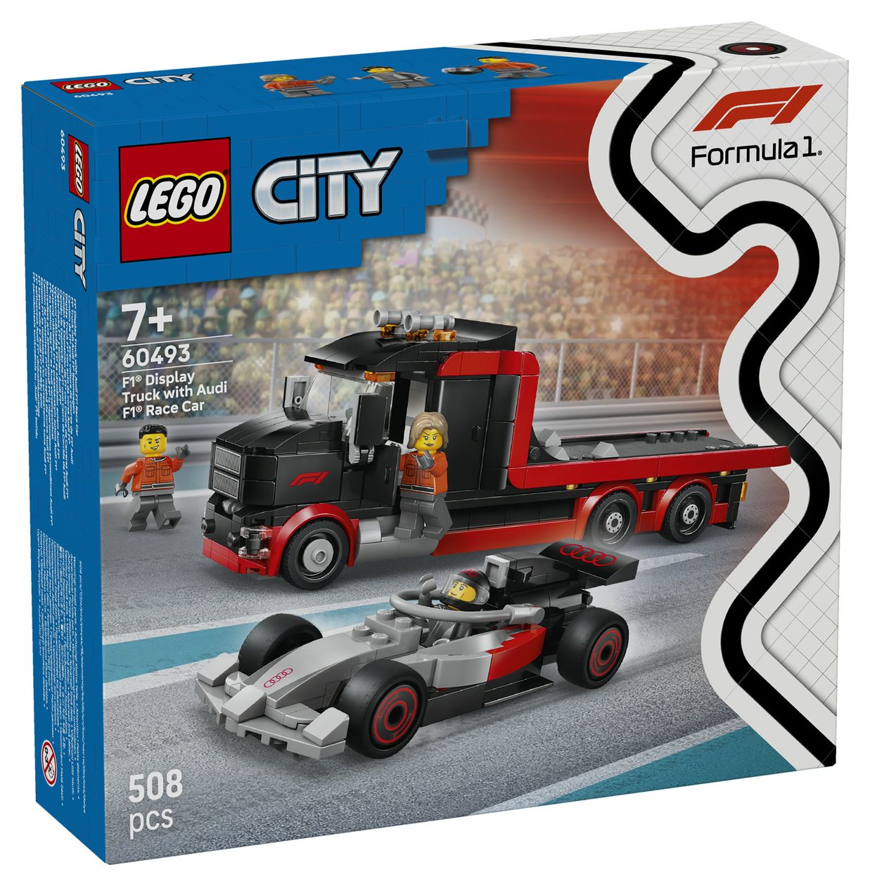 F1® Truck mit Audi F1® Rennwagen 